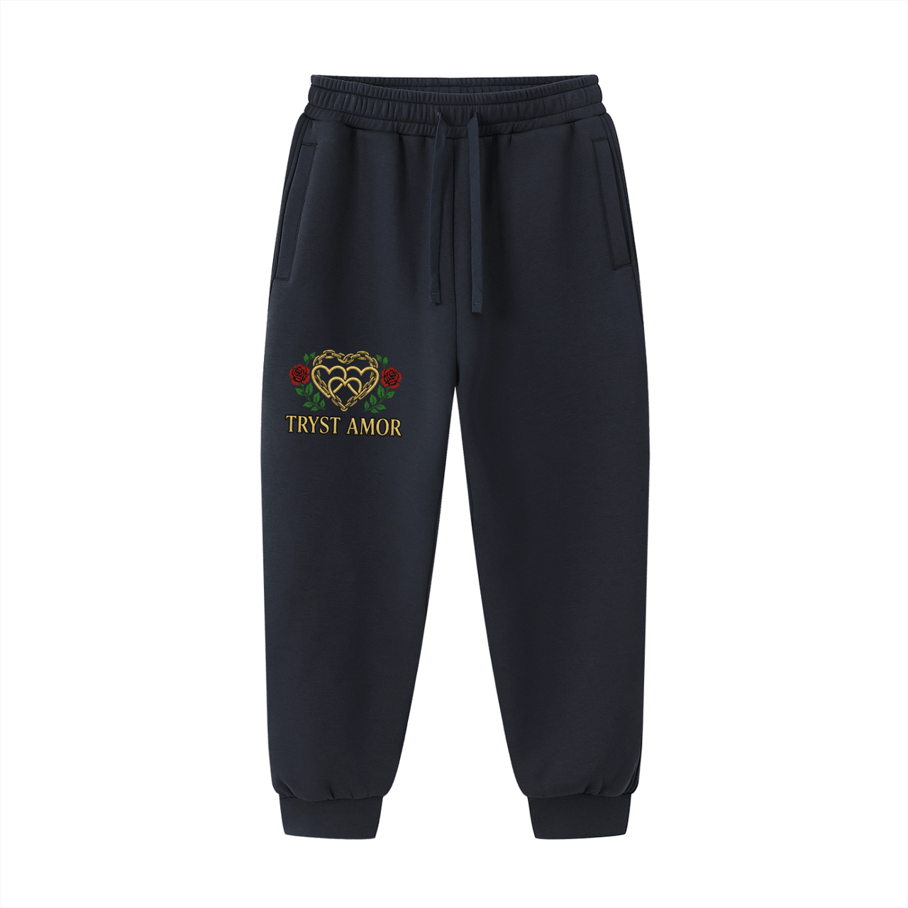 Essential Drawstring Jogged Sweatpants - trystamor