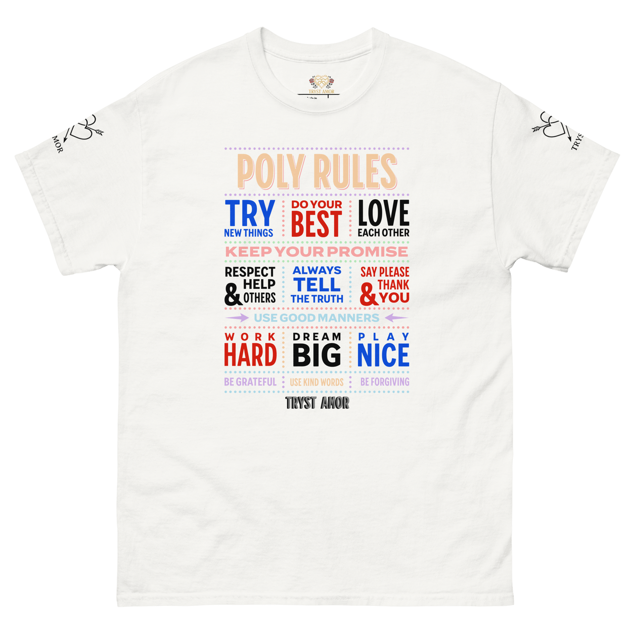 Poly Rules Tee - trystamor